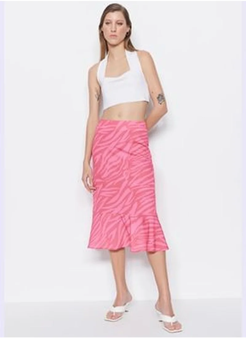 trendyol Pink Skirt TWOAW20ET0241