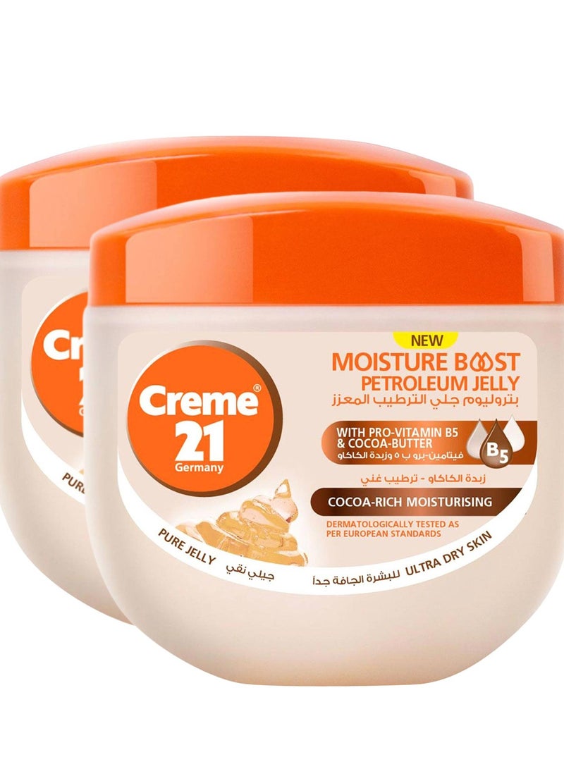 Creme 21 Petrellium Jelly Moisturizing Cream Enriched With Pro-Vitamin B5 And Cocoa Butter ultra Dry Skin 100ml - Image 1
