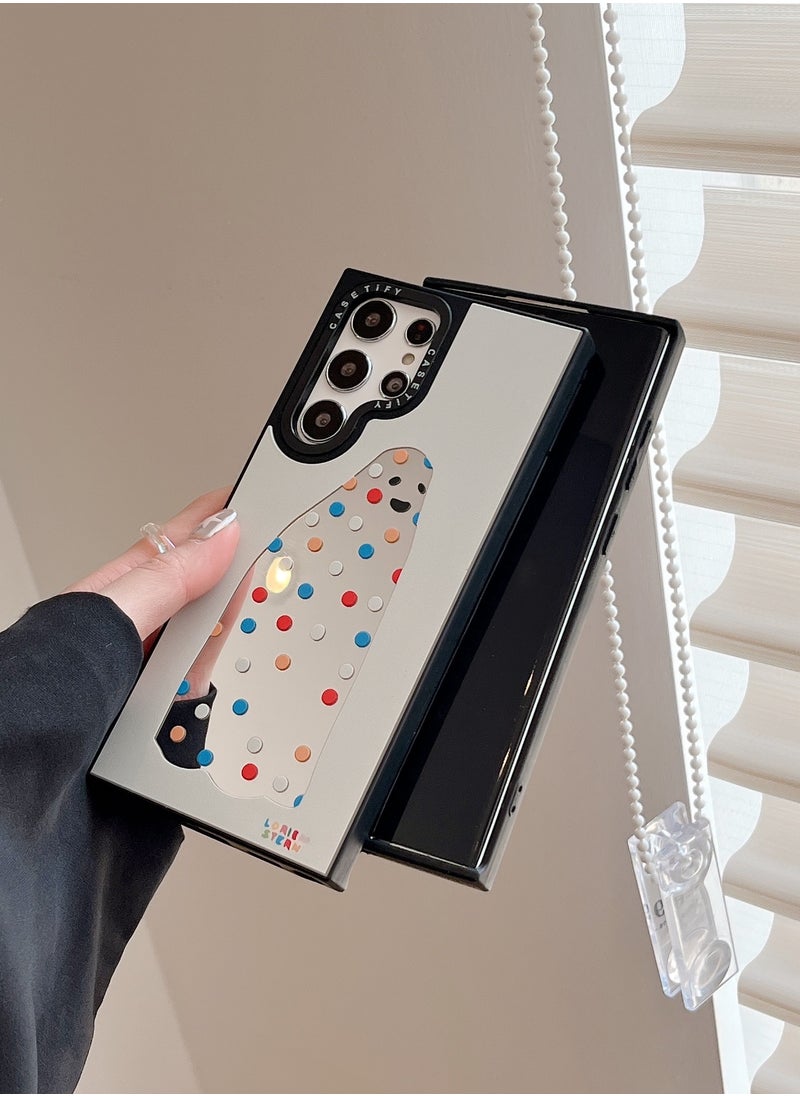 Casetify - Samsung Galaxy S24 Ultra 'Polka Dot Phantom' Mirror Case - Image 1