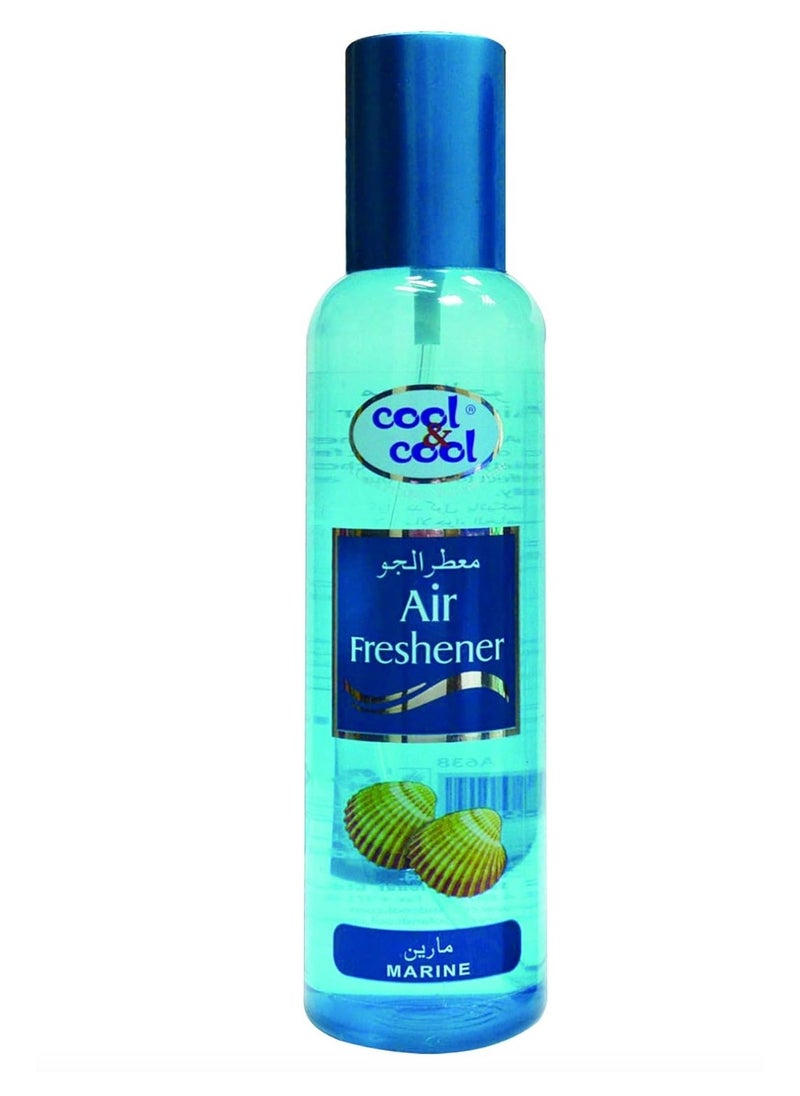 Cool & Cool Cool & Cool Air Freshener Marine 250 ML - Long-Lasting, Safe, Non-Toxic, Refreshing & Soothing Scent, Mood-Enhancing, Odor Eliminator  - Image 1
