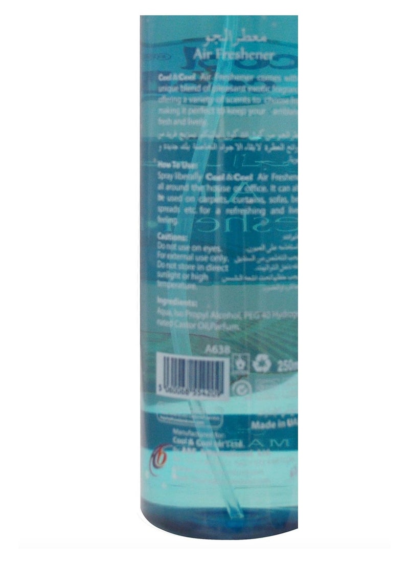 Cool & Cool Cool & Cool Air Freshener Marine 250 ML - Long-Lasting, Safe, Non-Toxic, Refreshing & Soothing Scent, Mood-Enhancing, Odor Eliminator  - Image 2