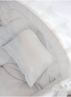 لحظة مرح مهد سلة موسى مع حامل لون ابيض  - Image 3