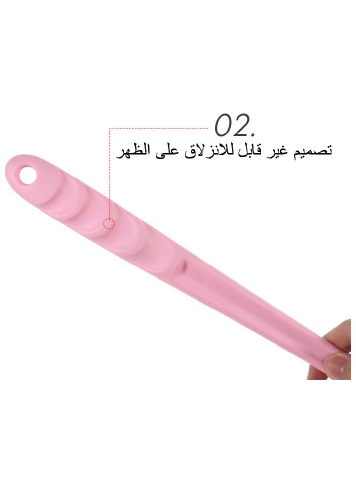 ريدابرو سيليكون فرشاة الجسم بمقبض طويل فرشاة دش فرك الجسم فرشاة حمام لتقشير الجلد الخلفي - Image 5