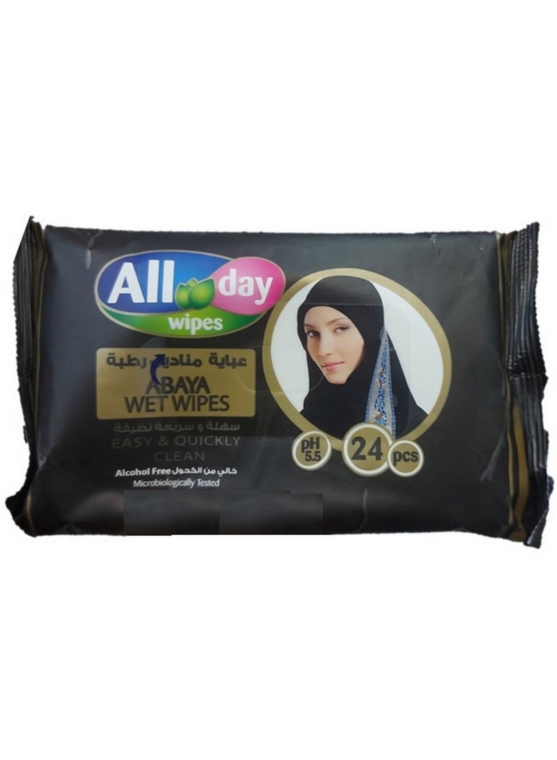 Abaya Cleaning Wipes 24 Pieces Pack