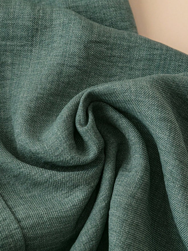 Take Two Green Solid Wide Leg Pants - Image 3