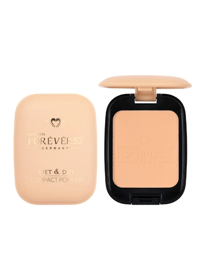 فور إيفر52 Forever52 Wet & Dry 2-in-1 Compact Powder with Sponge Applicator