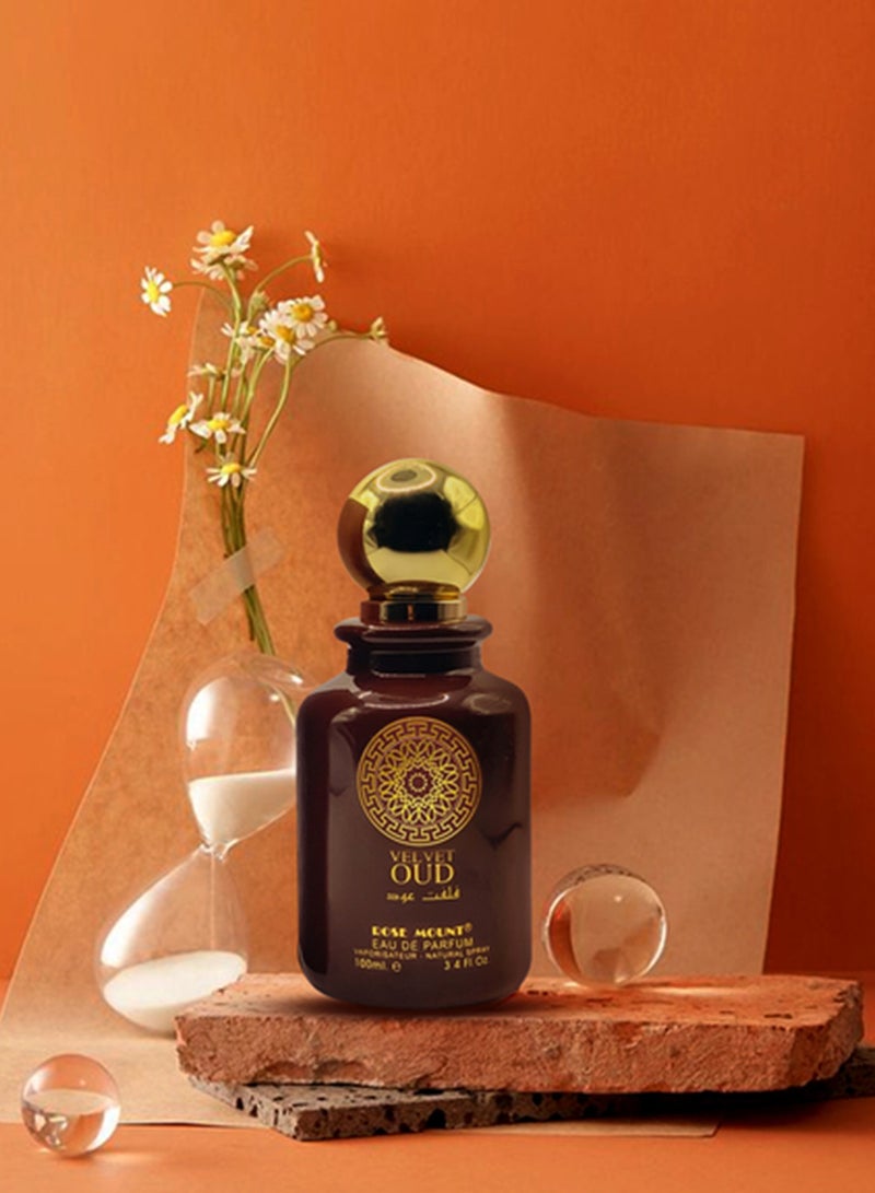 ROSEMOUNT - Rosemount Velvet Oud Eau De Parfume 100ml for Men Luxury Arabic Perfumes for Men Suitable for Every Situation and Occasions Unleash Best Long Lasting Men's Fragrances - Image 1