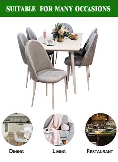 Living 7Pieces, Dining Table With 6 Chair Set For living Room  - Image 3