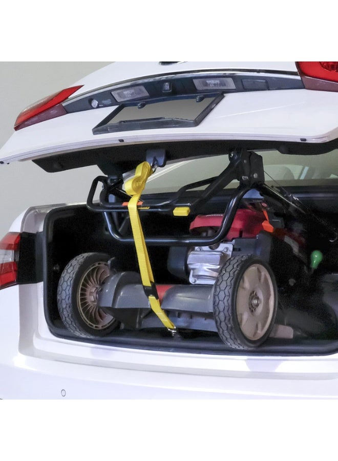 Wrap-It Storage Universal Trunk Strap Yellow Perfect For SUVs Hatchbacks & Sedans 6Ft - Image 5