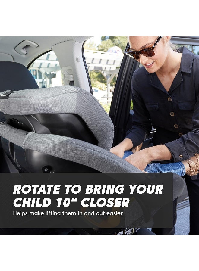 Baby Jogger City Turn Convertible & Rotating Car Seat, Onyx Black - Accommodates Newborn to Toddler with Rear and Forward Facing Modes - Image 3