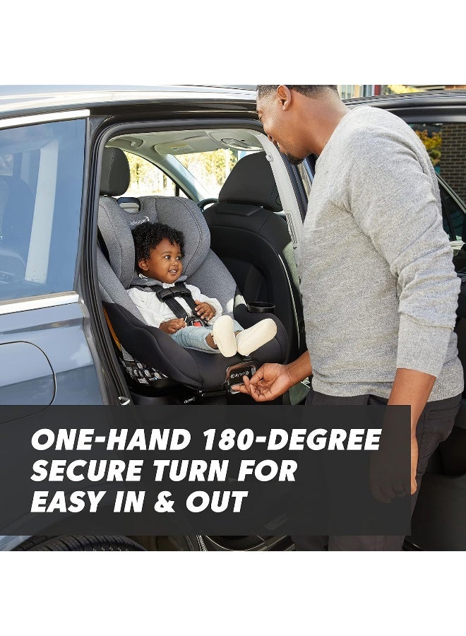 Baby Jogger City Turn Convertible & Rotating Car Seat, Onyx Black - Accommodates Newborn to Toddler with Rear and Forward Facing Modes - Image 2