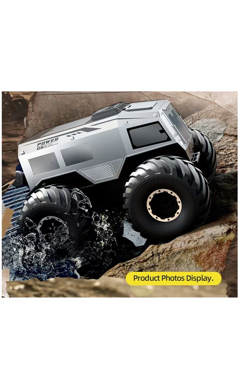 Amphibious Remote Control Car, Monster Truck Toys for boys RC Cars, 2.4 GHz Waterproof Cyber RC Trucks, 4WD All Terrain Off-Road Pickup, Kids  Birthday Gifts Present Boy Girl Toys Age 6+ - Image 4