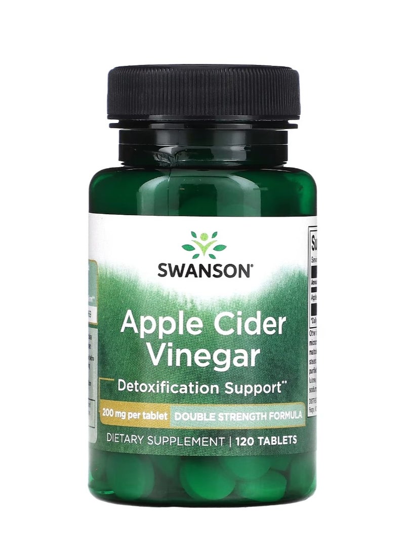 سوانسون خل التفاح 200 ملجم 120 قرص - Image 1