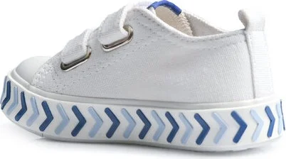 فيكو 925,B23Y,244 Timo Kids Linen Shoes White-Blue Byz-Blue