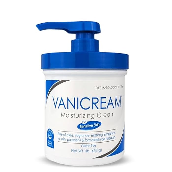 Vanicream Moisturizing Skin Cream with Pump Dispenser - 16 fl oz (1 lb) - Moisturizer Formulated Without Common Irritants for Those with Sensitive Skin - Image 1