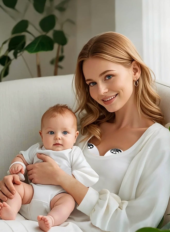 hibobi Luxury Wearable Electric Breast Pump, Hands-Free Design – Gentle Snug-Fit Suction with Constant Warming, 4 Modes × 12 Levels with Smart Memory, Quiet & Discreet, Wireless Fast Charging, Double Breast Pump Ideal for Travel or Night Pumping - Image 2