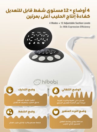 Luxury Wearable Electric Breast Pump, Hands-Free Design – Gentle Snug-Fit Suction with Constant Warming, 4 Modes × 12 Levels with Smart Memory, Quiet & Discreet, Wireless Fast Charging, Double Breast Pump Ideal for Travel or Night Pumping - view 4