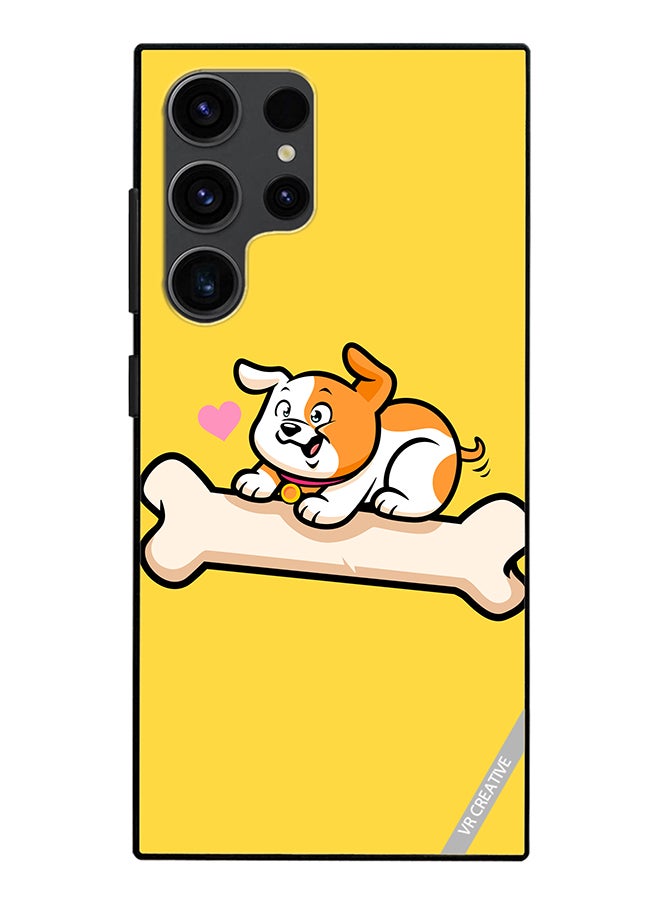 VR CREATIVE Protective Case Cover For Samsung Galaxy S24 Ultra Dognbonel Design Multicolour - Image 1