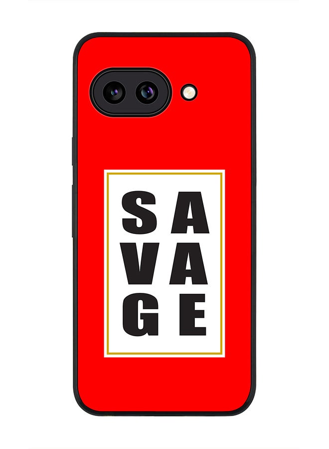 Stylizedd For Google Pixel 9a Case,Slim fit Camera Protection, Shockproof Thin Phone cover  - Savage