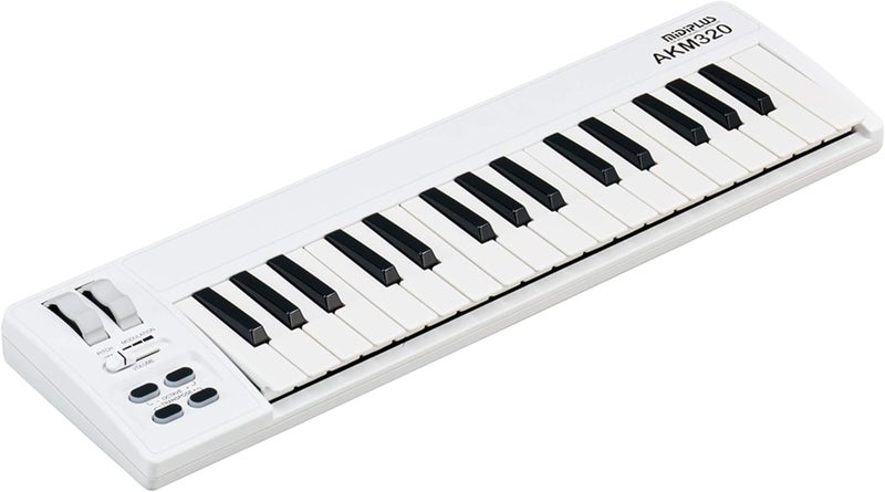 MiDiPLUS AKM320 32 key MIDI Keyboard Controller, white - Image 2