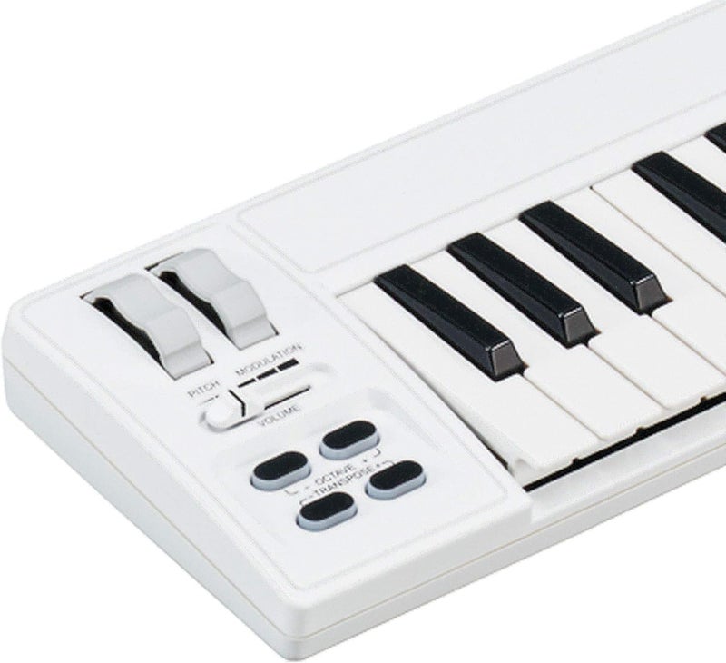 MiDiPLUS AKM320 32 key MIDI Keyboard Controller, white - Image 3