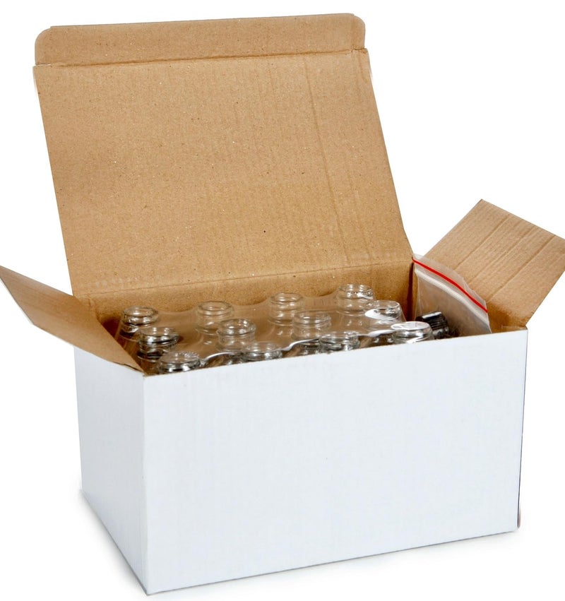 Vivaplex زجاجات فيفابلكس 12 شفافة سعة 2 أونصة مع أغطية - Image 4