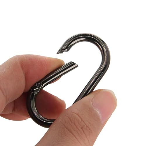 Mcduyant 3 Pieces Ring Clip for Purse Strap Purse Clips for Handbags Key Clip for Purse Keychain Clip Bag Strap Clip (Black) - Image 2