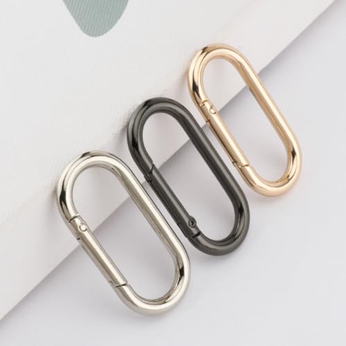 Mcduyant 3 Pieces Ring Clip for Purse Strap Purse Clips for Handbags Key Clip for Purse Keychain Clip Bag Strap Clip (Black) - Image 4
