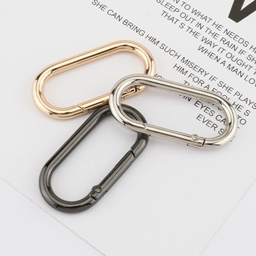 Mcduyant 3 Pieces Ring Clip for Purse Strap Purse Clips for Handbags Key Clip for Purse Keychain Clip Bag Strap Clip (Black) - Image 3