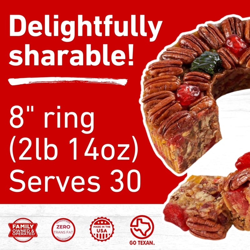 كعكة الفواكه المتوسطة ديلوكس® - 1.3 كجم - Image 5