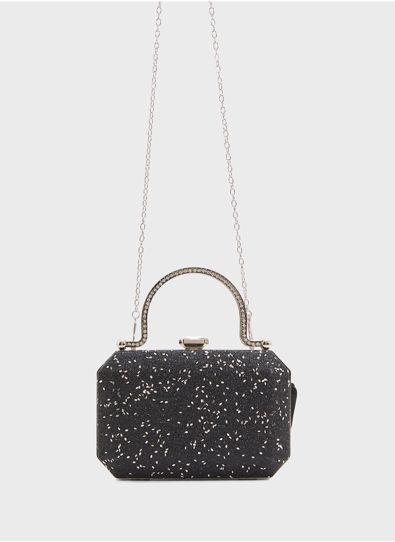 Ella Limited Edition Ladies Sparkly Clutch Bag  - Image 2
