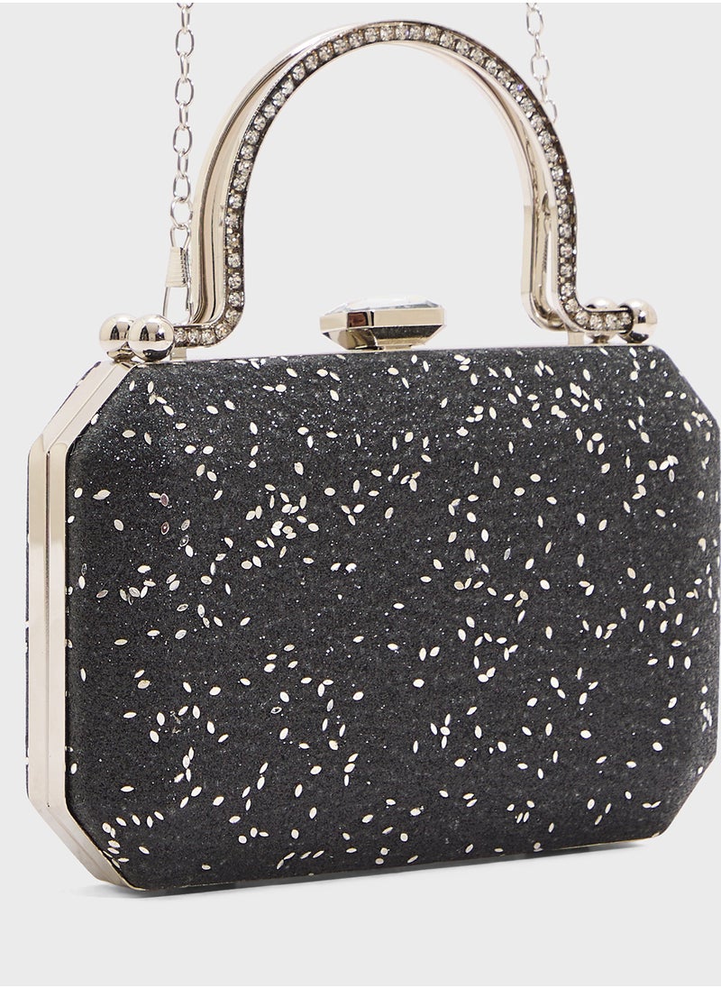 Ella Limited Edition Ladies Sparkly Clutch Bag  - Image 4