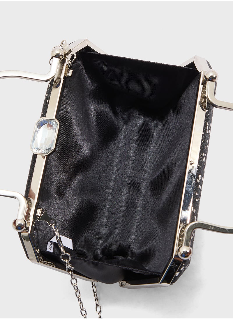 Ella Limited Edition Ladies Sparkly Clutch Bag  - Image 5