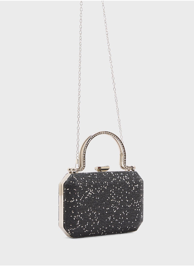Ella Limited Edition Ladies Sparkly Clutch Bag  - Image 3