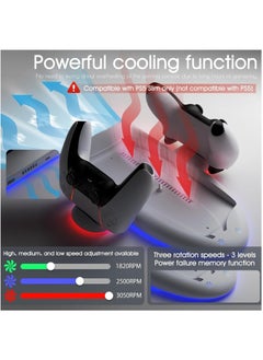 DOBE Cooling Station and Controller Charging Station for PS5 Slim Stand  - Image 5