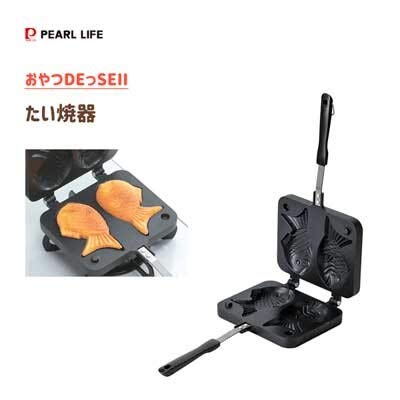 WD-40 JapanBargain, Taiyaki Maker Japanese Fish-shaped Hot Cake Maker Mold Waffle Pan Cake Pan Bread Waffle Pancake Maker  - Image 3