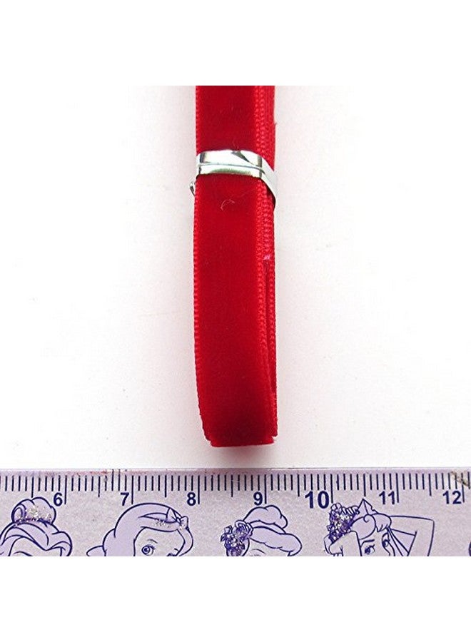 Chenkou Craft 30 Yards 3/8" Velvet Ribbon Total 30 Colors Assorted Lots Bulk (Multicolored, 3/8"(10mm)) - Image 2