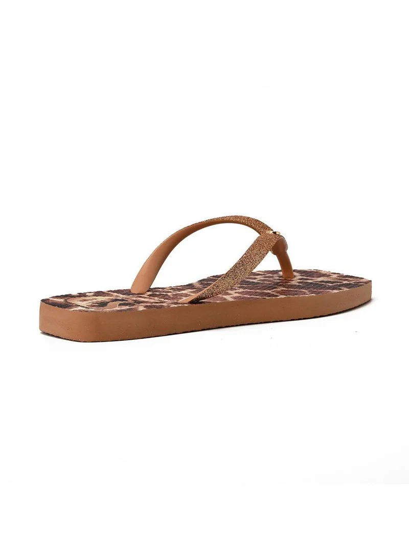 Carmen Steffens  Printed Flip-Flop CS Tan for Women | Best Price UAE