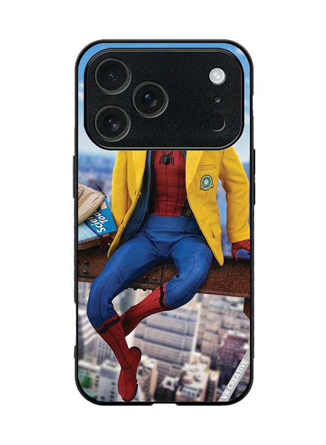VR CREATIVE Protective Case Cover For Apple iPhone 17 Pro Spiderman Design Multicolour