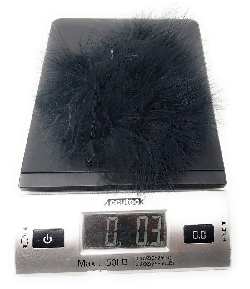 Creative Angler Strung Marabou Bird Feathers for Tying Fly Fishing Flies - Fly Tying Accessories - Perfect Choice for Tail & Wings and Easy to Tie On The Lure - Approximately 0.3 Ounces (White) - Image 2