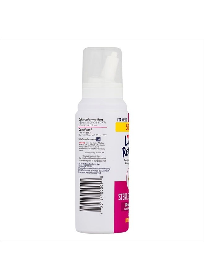 Little Remedies - Sterile Saline Nasal Mist Safe For Newborns 3 Oz - Image 1