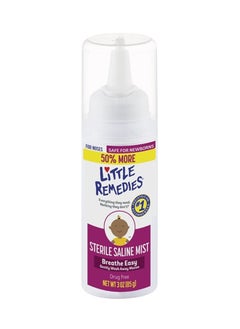 Sterile Saline Nasal Mist Safe For Newborns 3 Oz