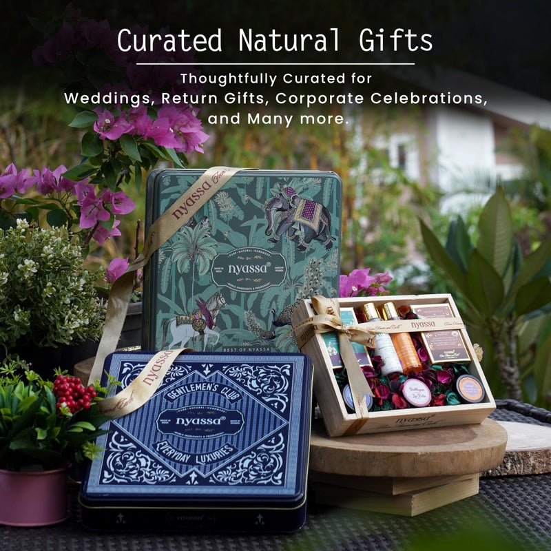 Nyassa An Indian Floral Garden Handmade Soaps Collection Gift set | 3 Natural Soaps - Son Champa, Temple Mogra & Raat ki Raani | 150gm each | For All Skin Types - Image 5