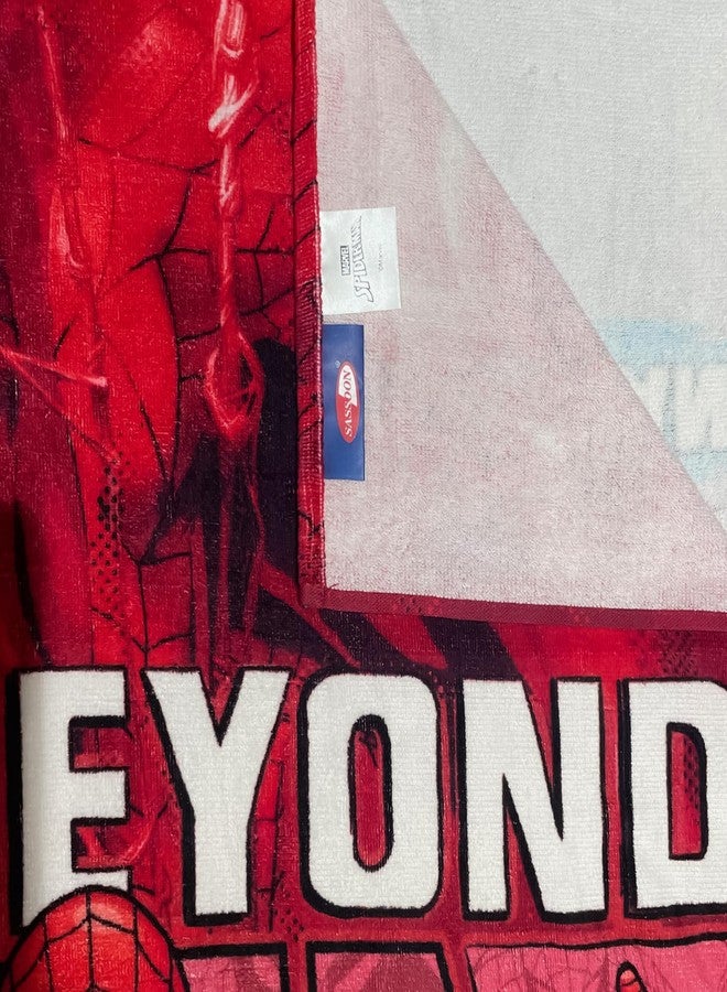 Sassoon Spiderman (Amazing) Red Cotton Kids Bath Towel with Gift Box in 400 GSM- 60 cm x 120 cm - Image 3
