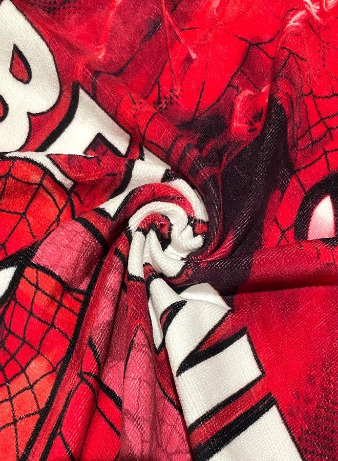 Sassoon Spiderman (Amazing) Red Cotton Kids Bath Towel with Gift Box in 400 GSM- 60 cm x 120 cm - Image 4