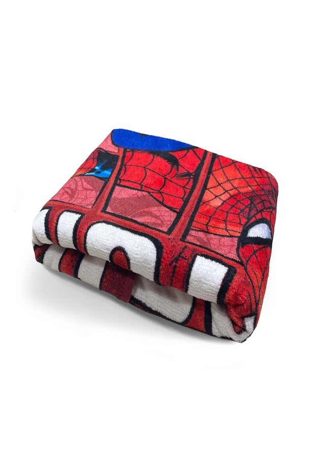 Sassoon Spiderman (Amazing) Red Cotton Kids Bath Towel with Gift Box in 400 GSM- 60 cm x 120 cm - Image 2