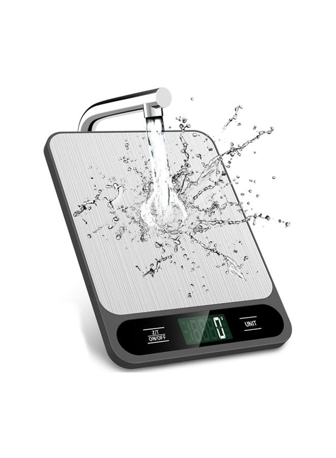 Hihonor Food Scale, 10kg/22lb Digital Kitchen Scale for Baking, Cooking, Coffee, Package, Postage, 6 Units with Tare Function, LCD Display, Easy Clean, Stainless Steel - Image 1