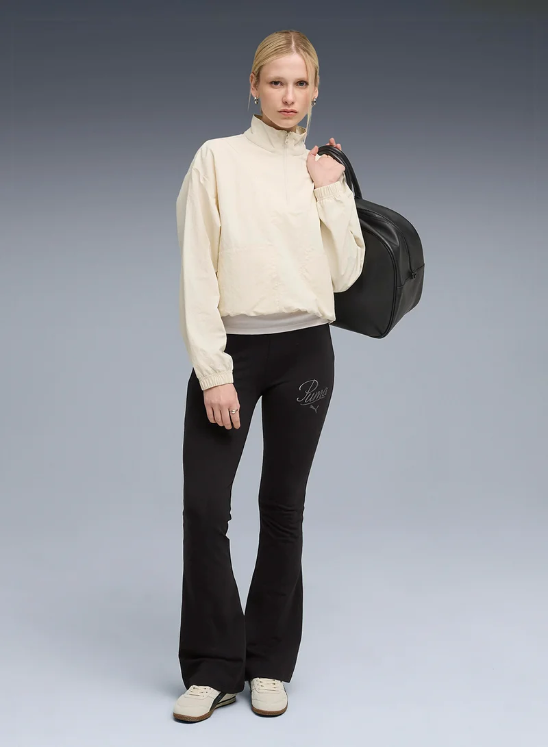 PUMA Essential Script High-Waist Flared Leggings