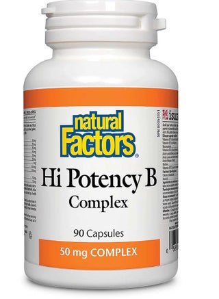 Natural Factors Hi Potency B Complex, 50 mg, 60 Capsules - pzsku/Z073EDCB512DF042915B8Z/45/_/1722493686/5332e3aa-be32-4f19-9a05-846b6eea9a79