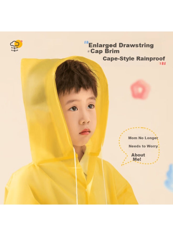 BADIGAO Buddygo Disposable Full-body Raincoat Waterproof Heavy-duty Long Kids School Backpack Travel Portable Thickened Rain Poncho - Image 2